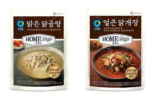 대상 청정원의 간편식 브랜드 ‘호밍스’는 닭 육수 베이스의 국 제품을 출시했다. (대상 청정원)