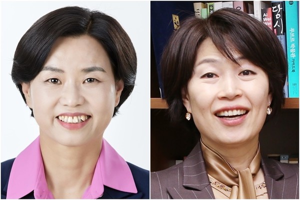 서은숙 위원장(왼쪽), 임선숙 변호사. (연합뉴스)