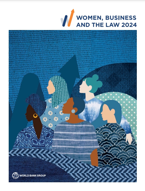 세계은행이 발간한 ‘여성, 비즈니스와 법 2024’ 보고서. (홈페이지)